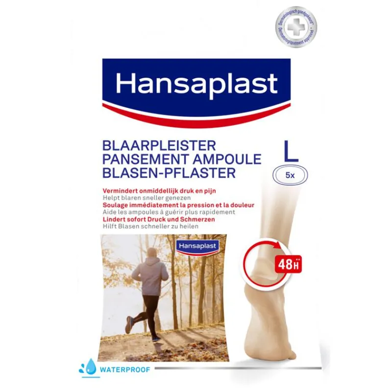 Hansaplast Blarenpleisters Groot 5 Stuks