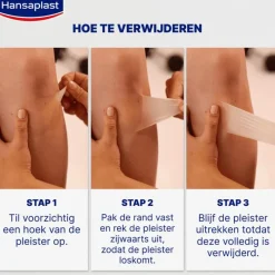 Hansaplast Second Skin Protectoin Waterproof en Transparante Pleister Strips 6 stuks