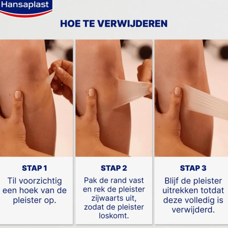 Hansaplast Second Skin Protectoin Waterproof en Transparante Pleister Strips 6 stuks