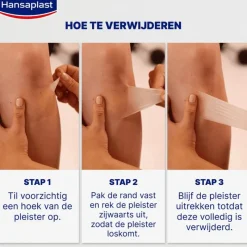 Hansaplast Second Skin Protection Waterproof en Transparante XL Eilandpleisters 3 stuks