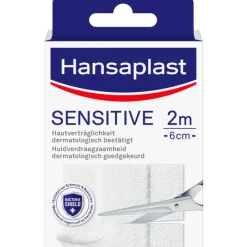Hansaplast Sensitive Pleisterstrip 2 M x 6 CM