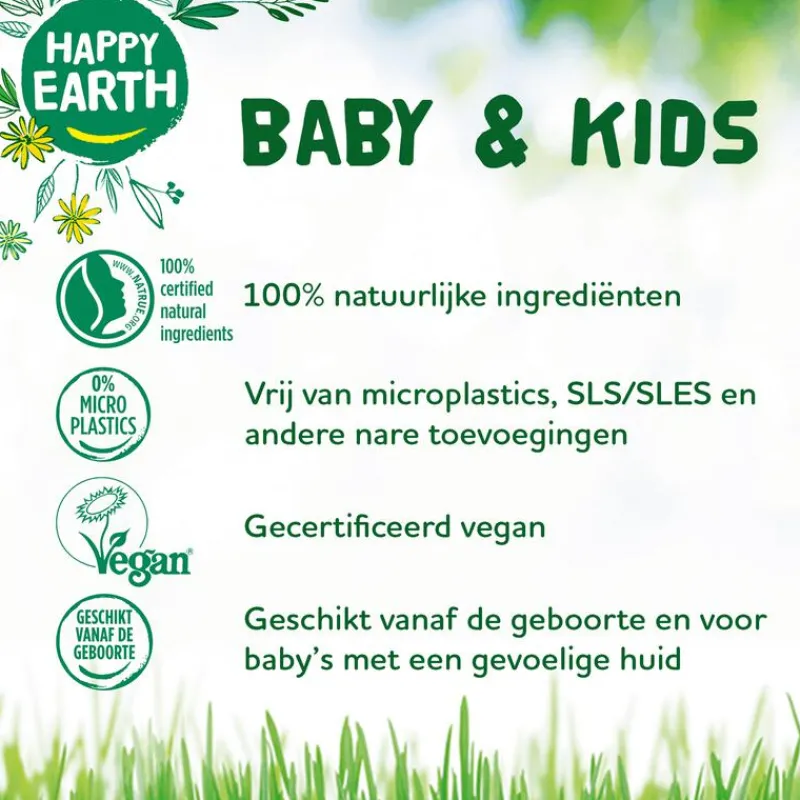 Happy Earth Cream Oil Wash 200 ml