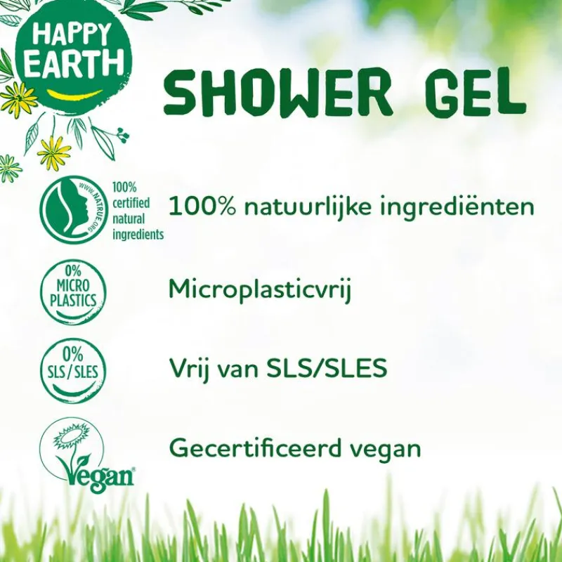 Happy Earth Lavender Ylang 100% Natuurlijke Douchegel 300 ML
