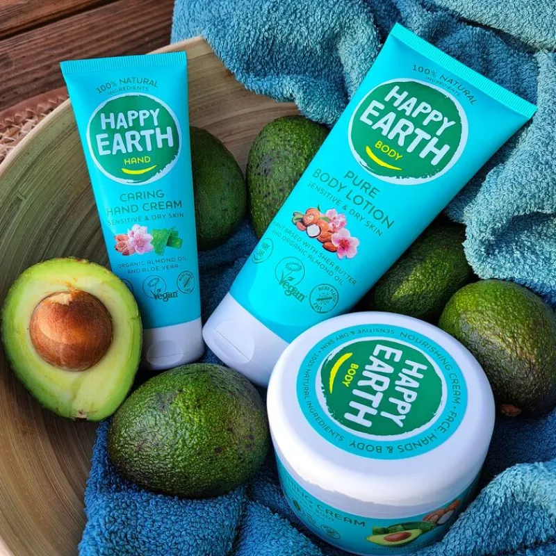 Happy Earth 100% Natural Caring Hand Cream 75ml