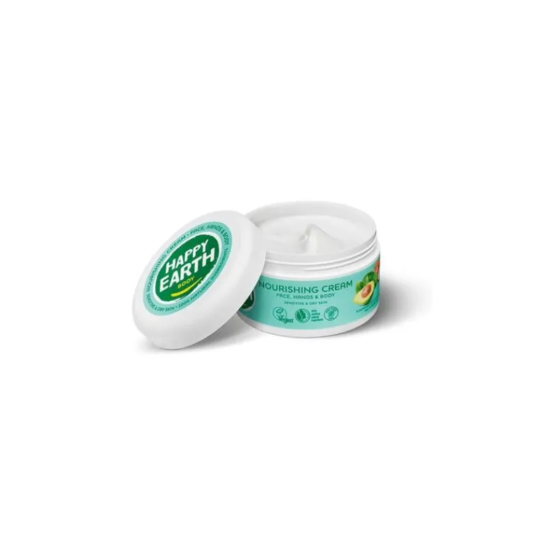 Happy Earth 100% Natural Nourishing Body Cream 200ml