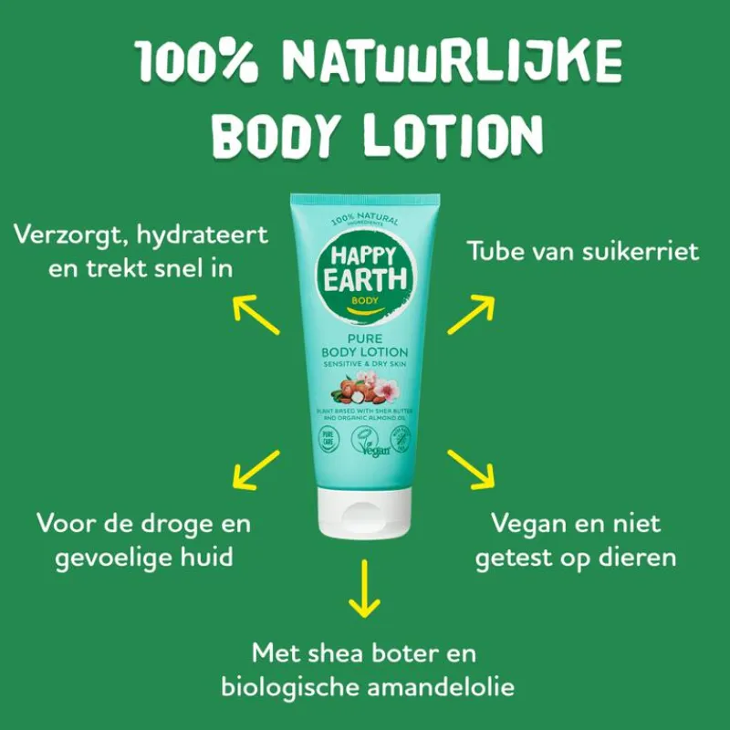 Happy Earth 100% Natural Soft Body Lotion 200ml