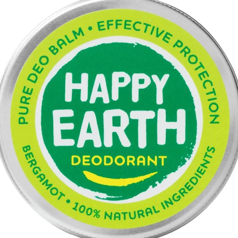 Happy Earth 100% Natuurlijke Bergamot Deodorant Balm 45 gram