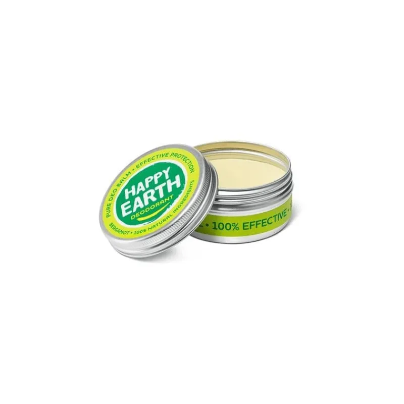 Happy Earth 100% Natuurlijke Bergamot Deodorant Balm 45 gram