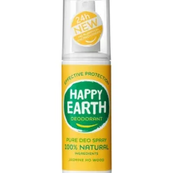 Happy Earth 100% Natuurlijke Jasmine Ho Wood Deodorant Spray 100 ML