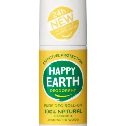 Happy Earth 100% Natuurlijke Jasmine Ho Wood Deodorant Roller 75 ML