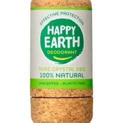 Happy Earth 100% Natuurlijke Unscented Crystal Deodorant 90 gram