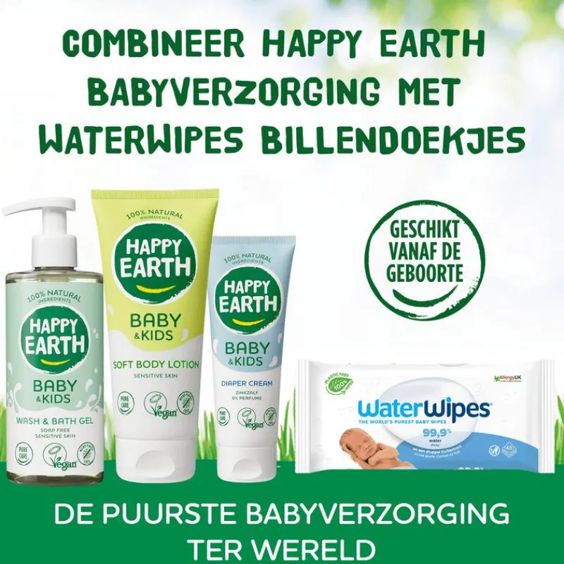 Happy Earth Zeepvrije Shampoo Baby & Kids 200 ml
