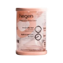 Hegen Extra Slow Flow Speen Newborn 0m+ 2-pack