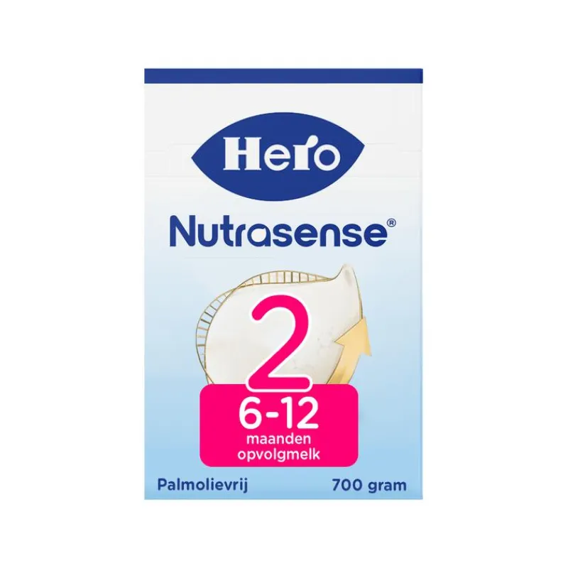 Hero Nutrasense Classic Opvolgmelk 2 (6-12m) met melkvet 700 GR