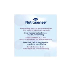 Hero Nutrasense Classic Opvolgmelk 2 (6-12m) met melkvet 700 GR