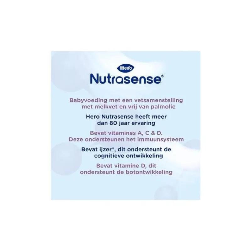 Hero Nutrasense Classic Peutermelk 3 (1+jr) met melkvet 700 GR