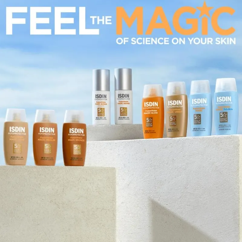 ISDIN Fusion Water Color Zonnebrand Gezicht Medium SPF50 50 ML
