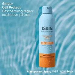 ISDIN Transparent Zonnebrand Spray Wet Skin SPF50 250 ML