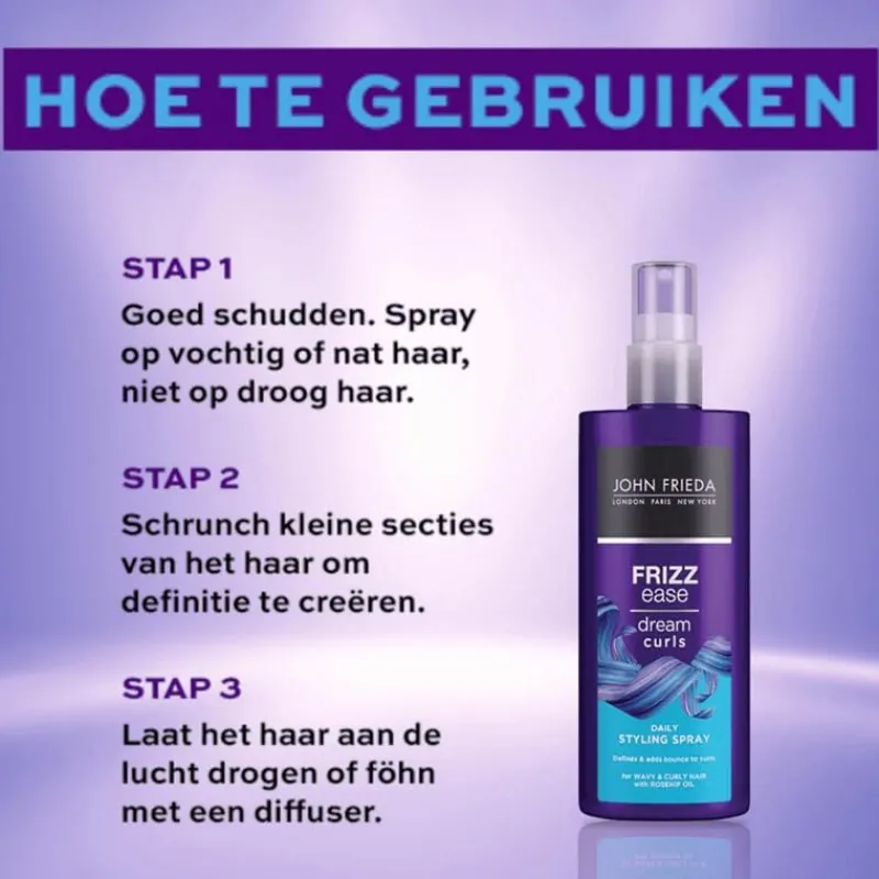 John Frieda Frizz Ease Dream Curls Daily Styling Spray 200 ML
