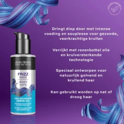 John Frieda Frizz Ease Dream Curls Crème Oil Voor Pluizig Haar 100 ML