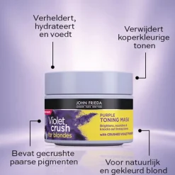 John Frieda Violet Crush Purple Toning Mask 250 ML