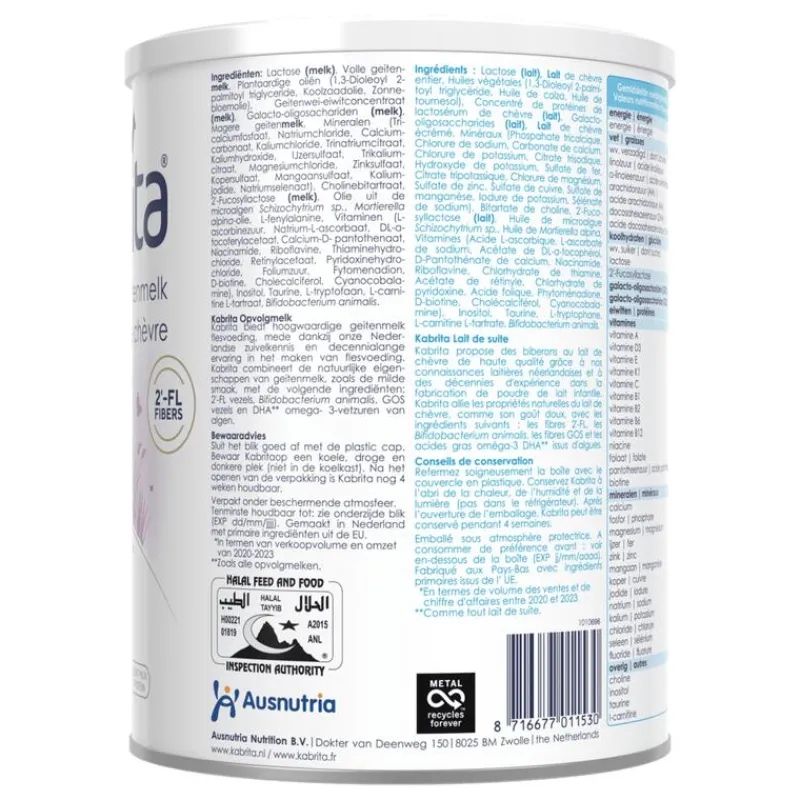 Kabrita Opvolgmelk 2 800GR