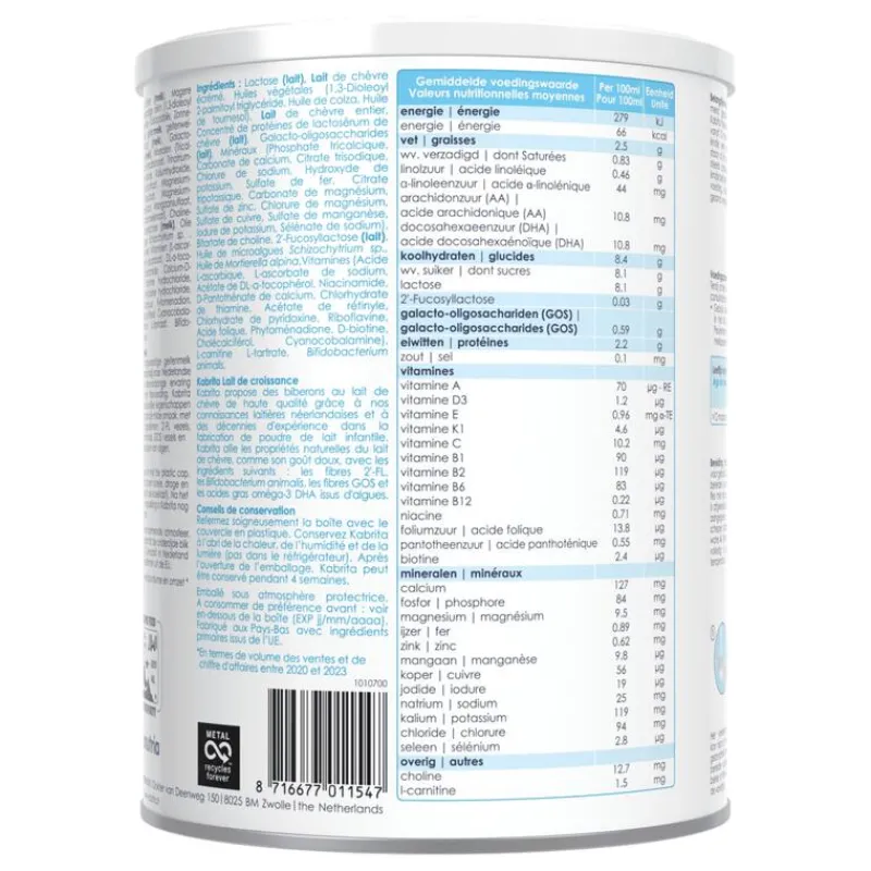 Kabrita Peutermelk 3 800GR