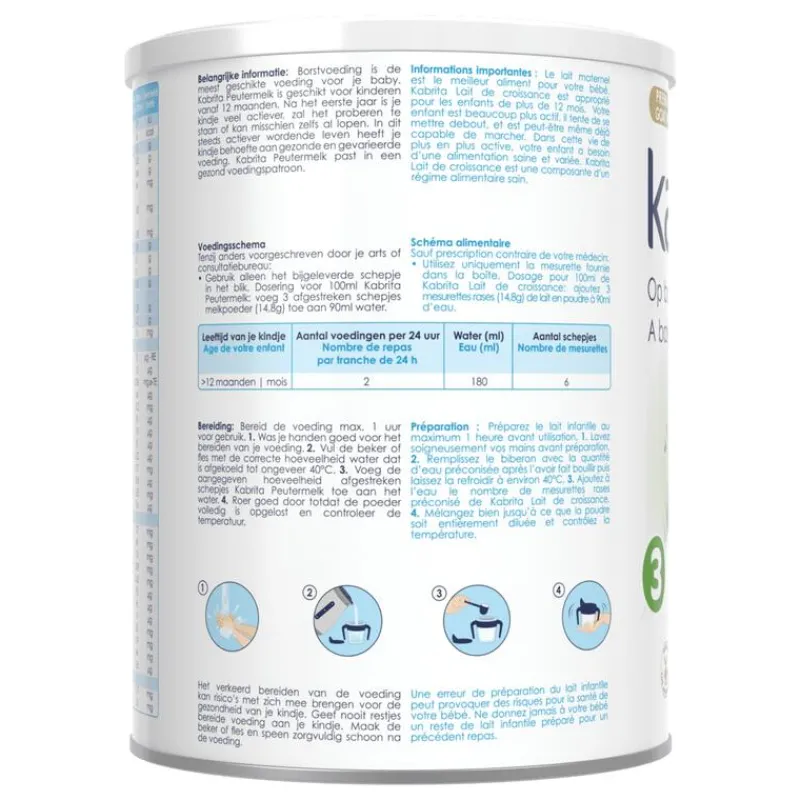 Kabrita Peutermelk 3 800GR