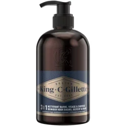 Heren King C Gillette King C. Gillette 3-in-1 Baard En Gezichtsreiniger 350 ML