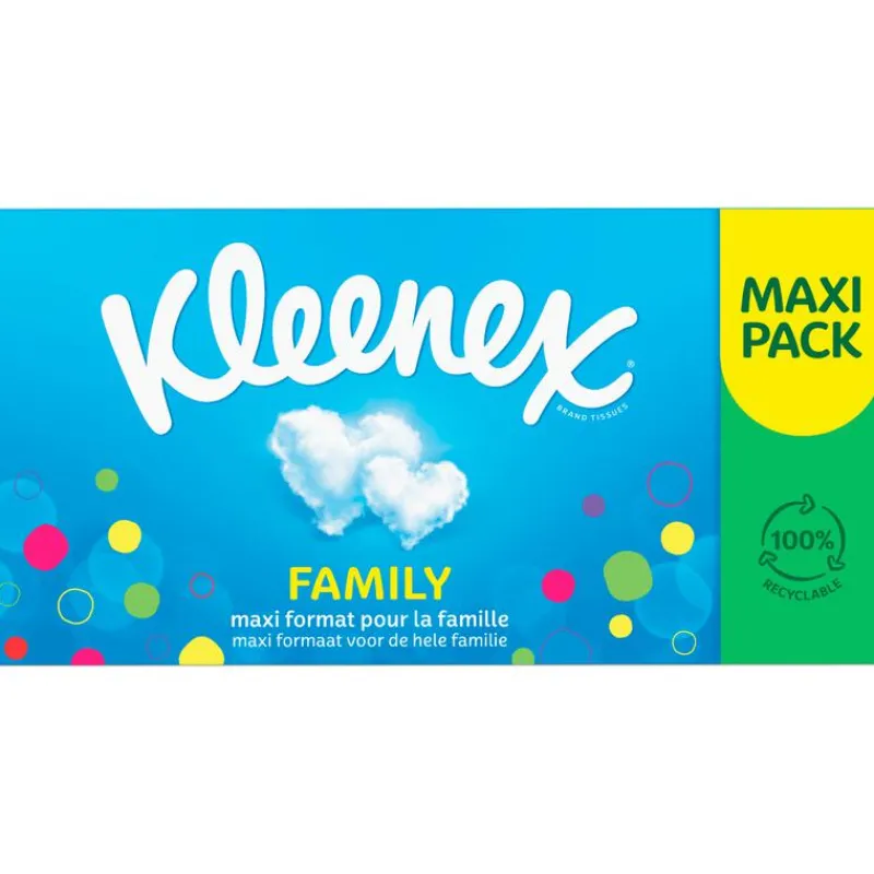 Kleenex Tissues Family Box 128 stuks