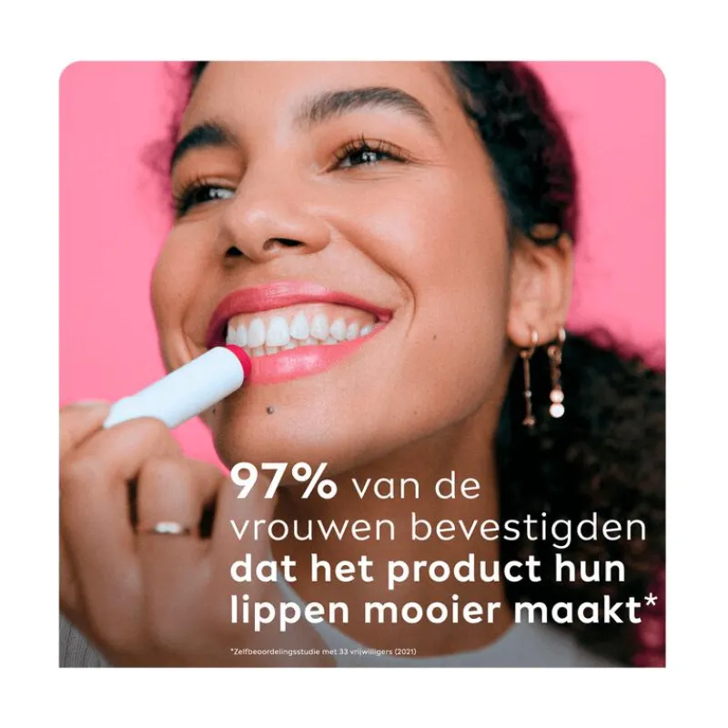 Labello Cherry Shine Lippenbalsem 24u Hydratatie Zachtrood 1 Stuk