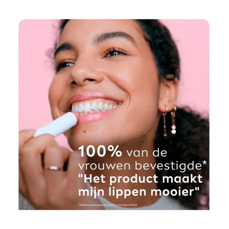 Labello Soft Rose Lippenbalsem 24u Hydratatie Zachtroze
