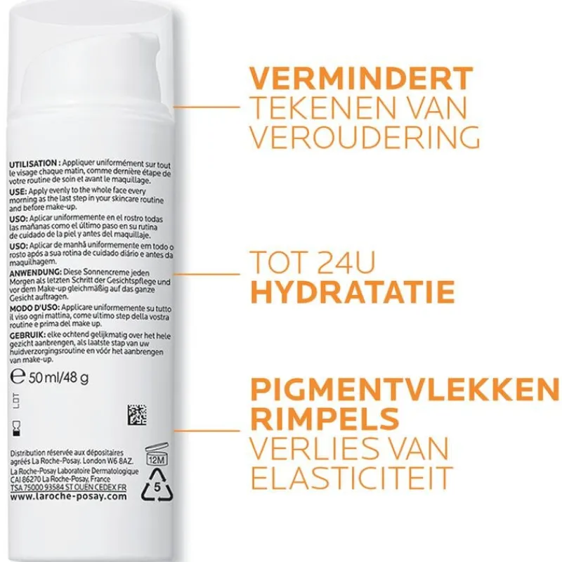 La Roche-Posay Anthelios Age Correct Zonnecrème SPF50 50 ML