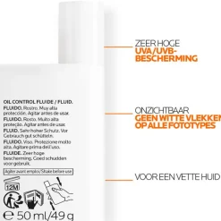 La Roche-Posay Anthelios UVMune Oil Control Fluid SPF50+ Zonnebrand 50 ML