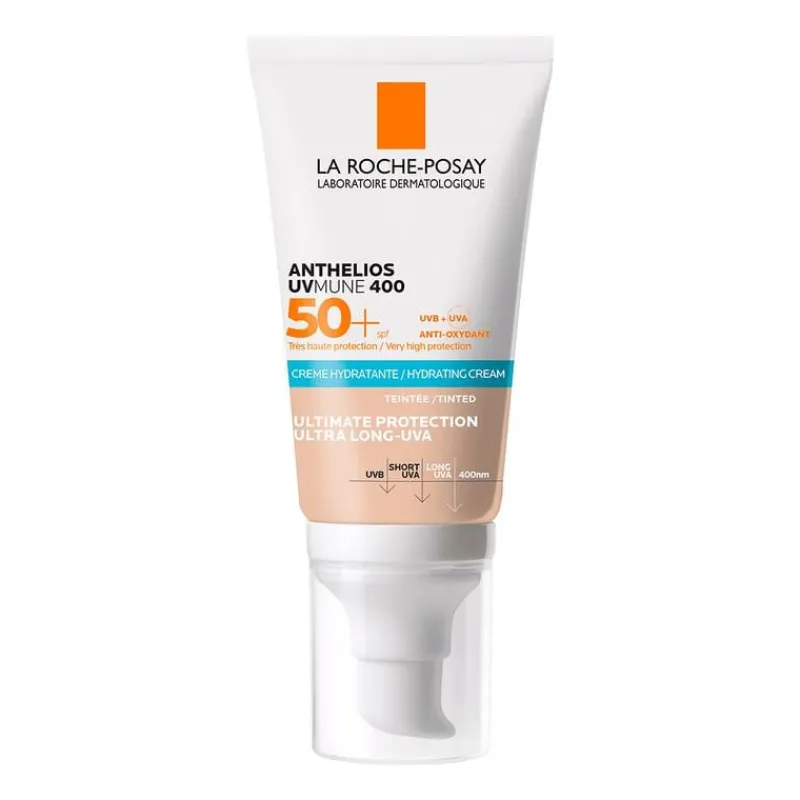 La Roche-Posay Anthelios UVMune 400 Hydraterende Getinte Zonnecrème SPF50+50ML