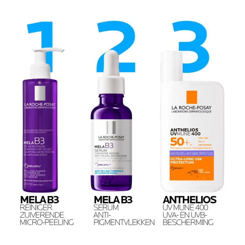 La Roche-Posay Anthelios UVMune 400 Onzichtbare Zonnefluide Anti-pigmentvlekken SPF50+ 50 ML