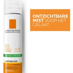 La Roche-Posay Anthelios Zonnebrand Mist Gezicht SPF50 75 ML