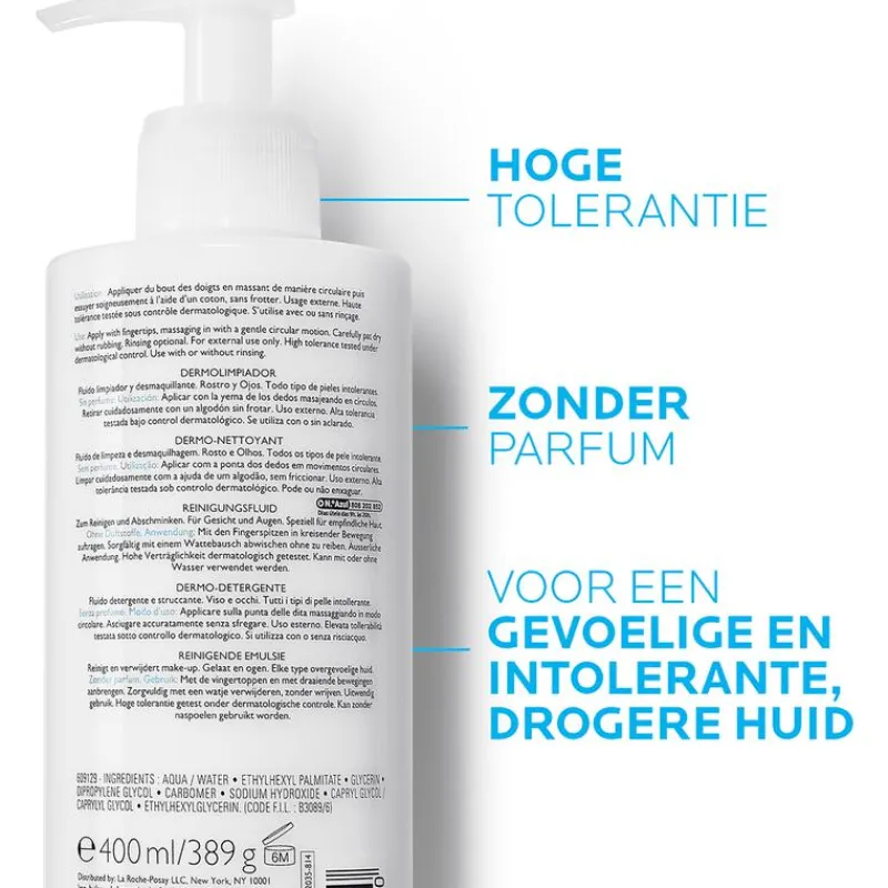 La Roche-Posay Toleriane Reinigingslotion 400 ML