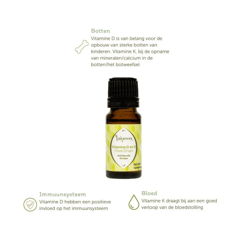 Laveen Olive Drops Vitamine D en K
