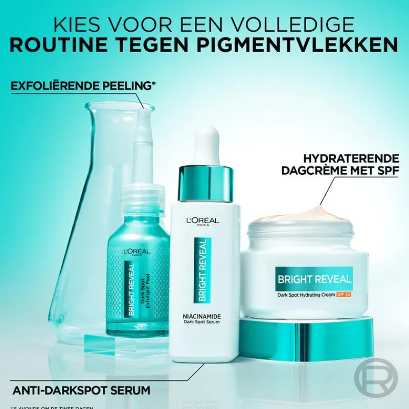 L'Oréal Paris Bright Reveal Dark Spot Dagcrème SPF50 met Niacinamide 50 ML