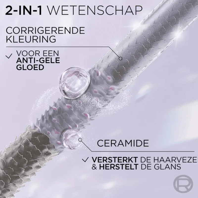 L'Oréal Paris Cool Silver Revitaliserende Zilververzorging Parelmoer Wit
