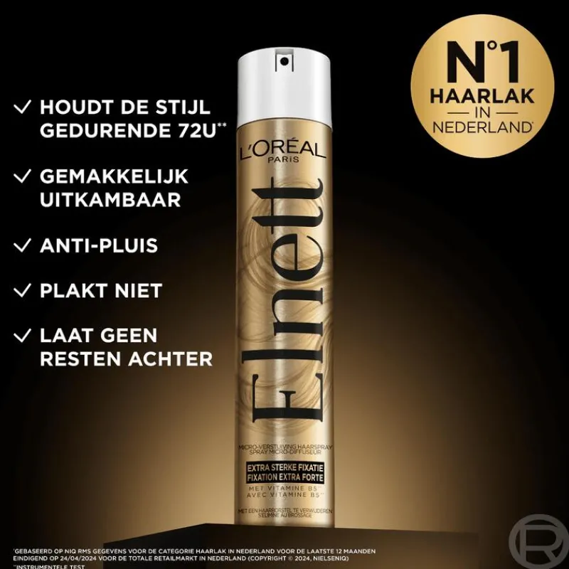 L'Oréal Paris Elnett Satin Extra Sterk Haarspray Mini 75 ML