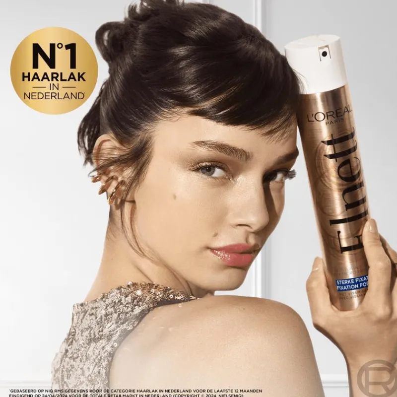 L'Oréal Paris Elnett Satin Sterke Fixatie Haarlak 200 ML