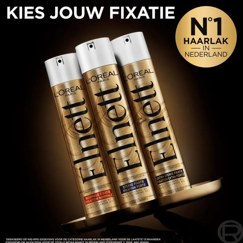 L'Oréal Paris Elnett Satin Sterke Fixatie Haarlak 200 ML