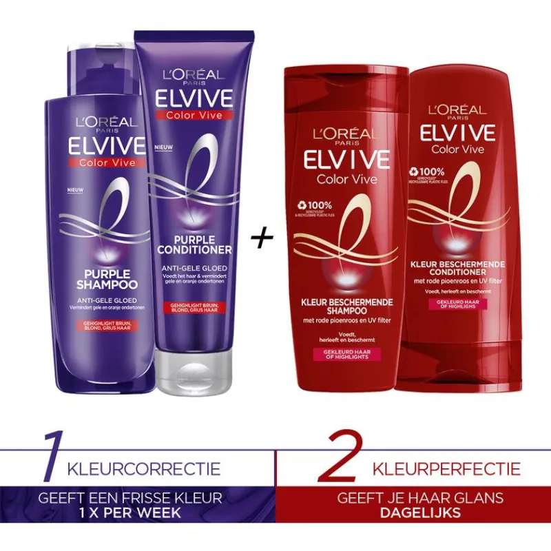 L'Oréal Paris Elvive Colour Protect Purple Conditioner 150 ML