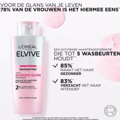 L'Oréal Paris Elvive Glycolic Gloss Shampoo 200 ML