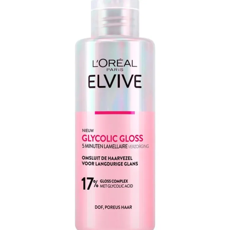 L'Oréal Paris Elvive Glycolic Hair Gloss 5 Minuten Lamellaire Verzorging 200 ML
