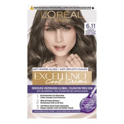 L'Oréal Paris Excellence Cool Creams Permanente Haarverf 6.11 Ultra Ash Donkerblond