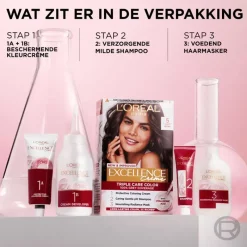 L'Oréal Paris Excellence Crème Permanente Haarverf 7 Middenblond
