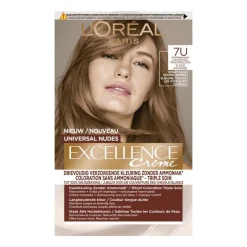 L'Oréal Paris Excellence Universal Nudes Permanente Haarverf 7U Middenblond